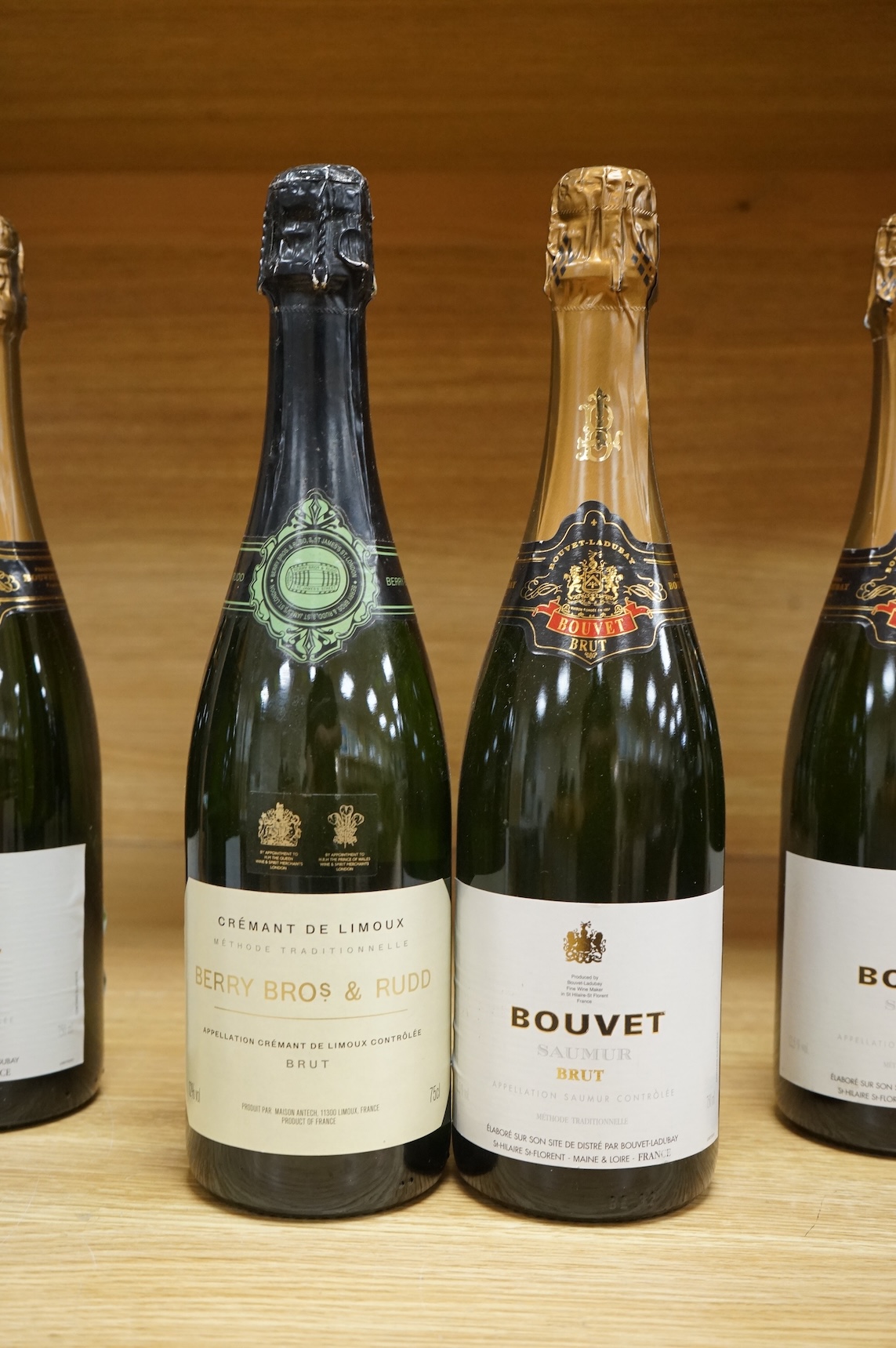 Six bottles of Ladubay Brut and one Berry Brothers and Rudd Cremant de Limoux
